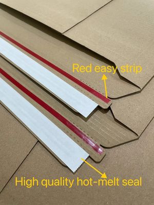 환경 친화적 인 재활용 커스텀 corrugated 종이 책 메일러 비즈니스 쇼핑 택배